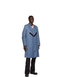 Kiko Kostadinov Blue Tailored Maik Coat