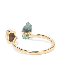 Melissa Joy Manning 14 Karat Gold Beryl And Opal Ring