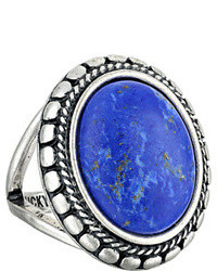 Lucky Brand Frozen Lake Blue Set Stone Ring