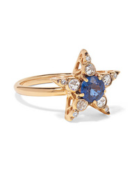 Selim Mouzannar Istanbul 18 Karat Gold Sapphire And Diamond Ring