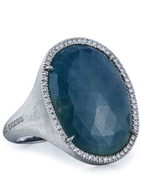 Marco Bicego One Of A Kind 18k Sapphire Diamond Cocktail Ring