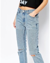 Cheap Monday Common Boyfriend Jeans With Rips