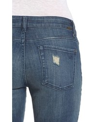 DL1961 Davis Distressed Crop Boyfriend Skinny Jeans