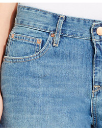 Calvin Klein Jeans Destroyed Boyfriend Jeans Supreme Blue Wash