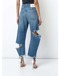 Monse Distressed Cropped Jeans Unavailable
