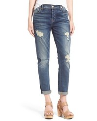 7 For All Mankind Josephina Distressed Boyfriend Jeans