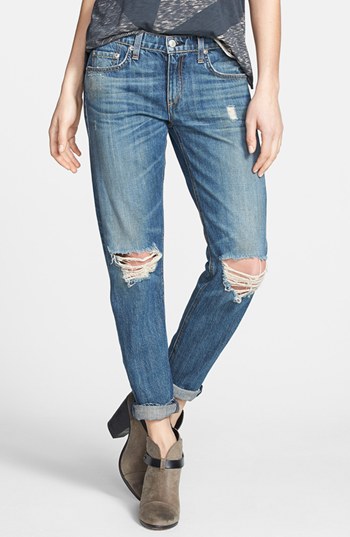 rag & bone/JEAN Boyfriend Jeans, $242 | Nordstrom | Lookastic
