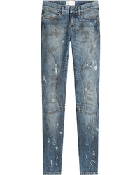 Faith Connexion Cropped And Distressed Skinny Jeans