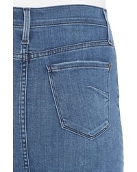 James Jeans Destroyed Denim Skirt