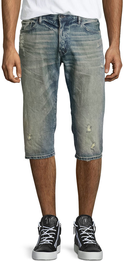 Buy CAMPUS SUTRA Blue Men's Slim Fit Denim Shorts | Shoppers Stop
