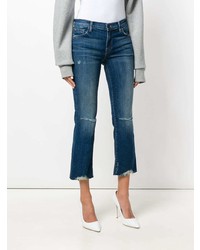 J Brand Cropped Distressed Jeans