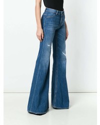 Dondup Faded Distressed Detail Flared Jeans