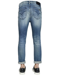 Calvin Klein Jeans 17cm Destroyed Stone Washed Denim Jeans