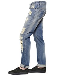 Love Moschino 195cm Destroyed Denim Jeans