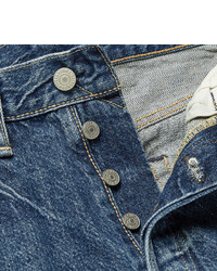 Levi's 501 Slim Fit Distressed Denim Jeans