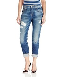 7 For All Mankind The Relaxed Skinny With Destroy Girlfriend Jean