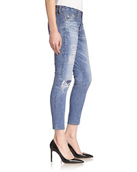 AG Jeans Ag Digital Luxe Distressed Legging Ankle Jeans