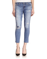 AG Jeans Ag Digital Luxe Distressed Legging Ankle Jeans
