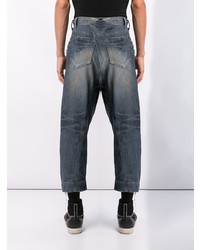Julius Asymmetric Zip Front Jeans