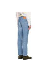 Levis Blue 501 93 Straight Jeans
