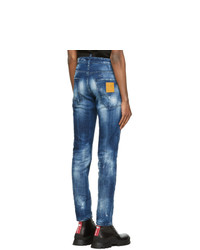 DSQUARED2 Blue And Orange Country Cool Guy Jeans