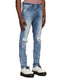 Ksubi Blue Hifi Vertigo Trashed Chitch Jeans