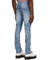 Ksubi Blue Hifi Vertigo Trashed Chitch Jeans