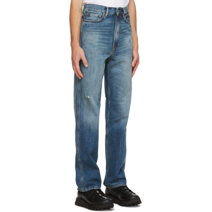 Acne Studios Blue Ramone Jeans, $410 | SSENSE | Lookastic