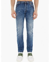Valentino Blue Straight Leg Jeans