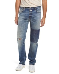 Closed Bogus Ripped Straight Leg Jeans