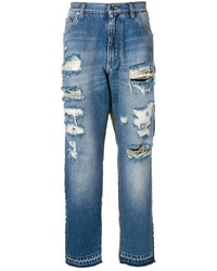 Dolce & Gabbana Camouflage Detail Jeans