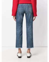 Ermanno Scervino Cropped Fitted Jeans