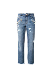 Ermanno Scervino Cropped Fitted Jeans