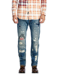 Cult of Individuality Rebel Straight Buttoned Jeans