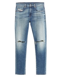 Diesel D Strukt Slim Fit Stretch Cotton Jeans In Blue At Nordstrom