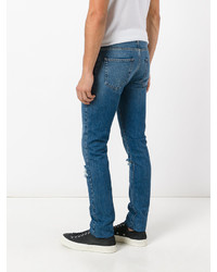 Saint Laurent Denim Distressed Jeans