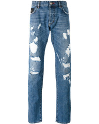 Philipp Plein Denim Distressed Jeans