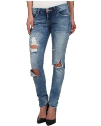 Blank NYC Denim Distressed Skinny In Good Vibes Jeans