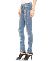 Blank Denim Distressed Skinny Jeans