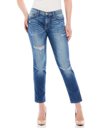 Flying Monkey Distressed Cropped Jeans