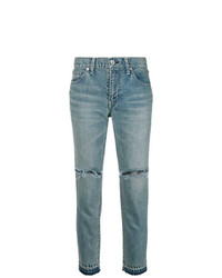 Sacai Distressed Cropped Jeans