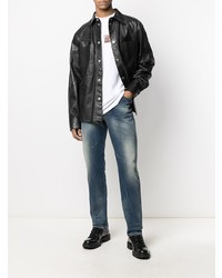 Diesel Distressed Effect Tapered Jeans