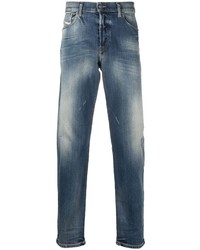 Diesel Distressed Effect Tapered Jeans