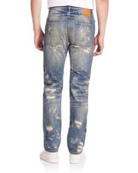 Mostly Heard Rarely Seen Distressed Enzo Jeans