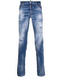 DSQUARED2 Distressed Finish Slim Fit Jeans