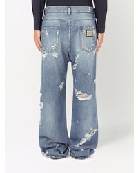 Dolce & Gabbana Distressed Loose Fit Jeans