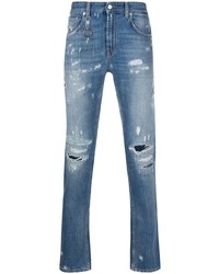 Department 5 Distressed Skinny Fit Jeans