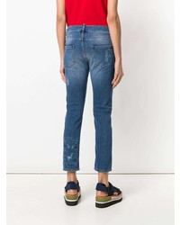RED Valentino Distressed Skinny Jeans