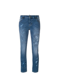 RED Valentino Distressed Skinny Jeans