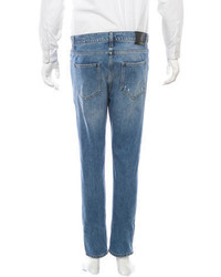 McQ by Alexander McQueen Distressed Skinny Leg Jeans